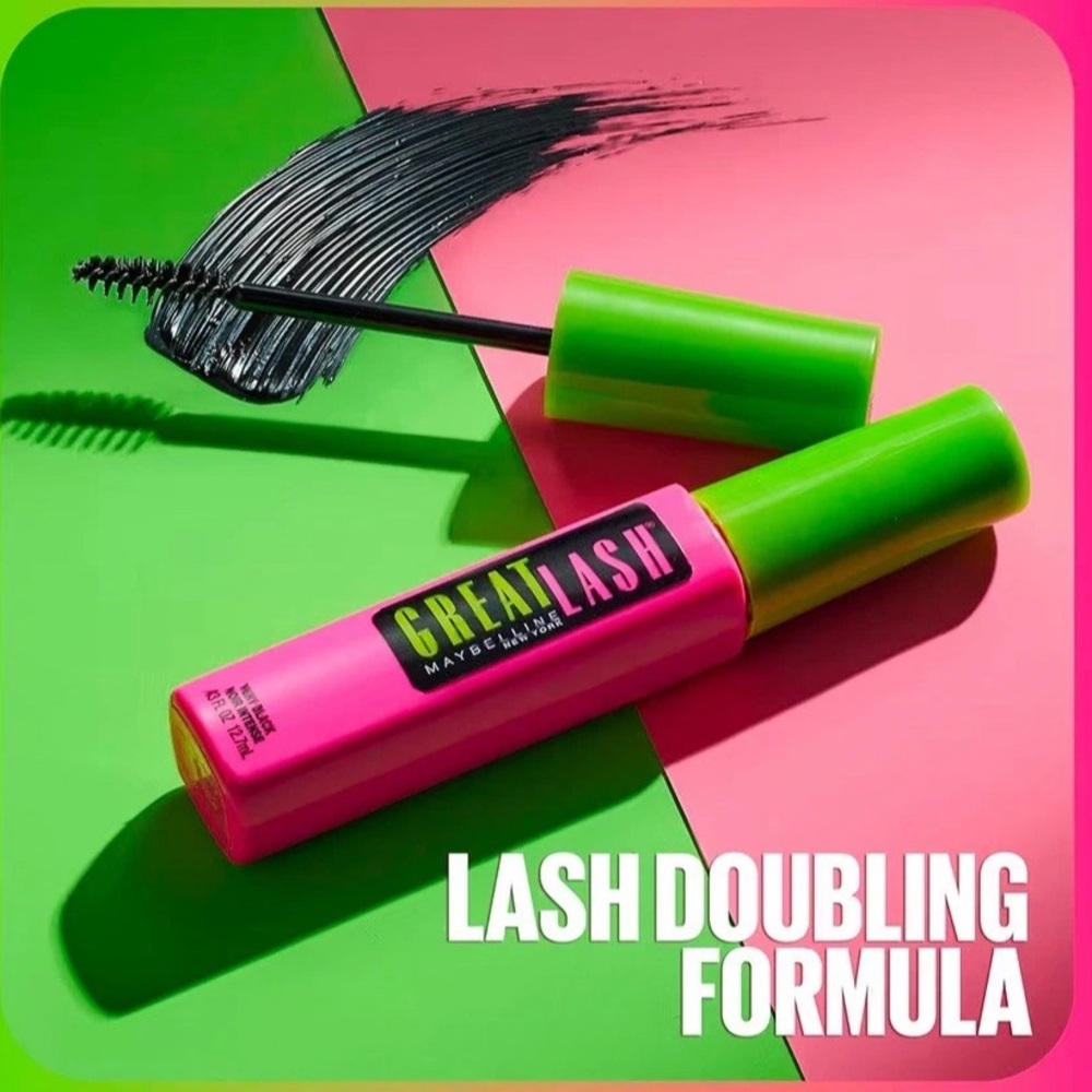 🆕 RESERVED FB Maybelline Lash Curved Brush Mascara Blackest Black - Picture 5 of 14